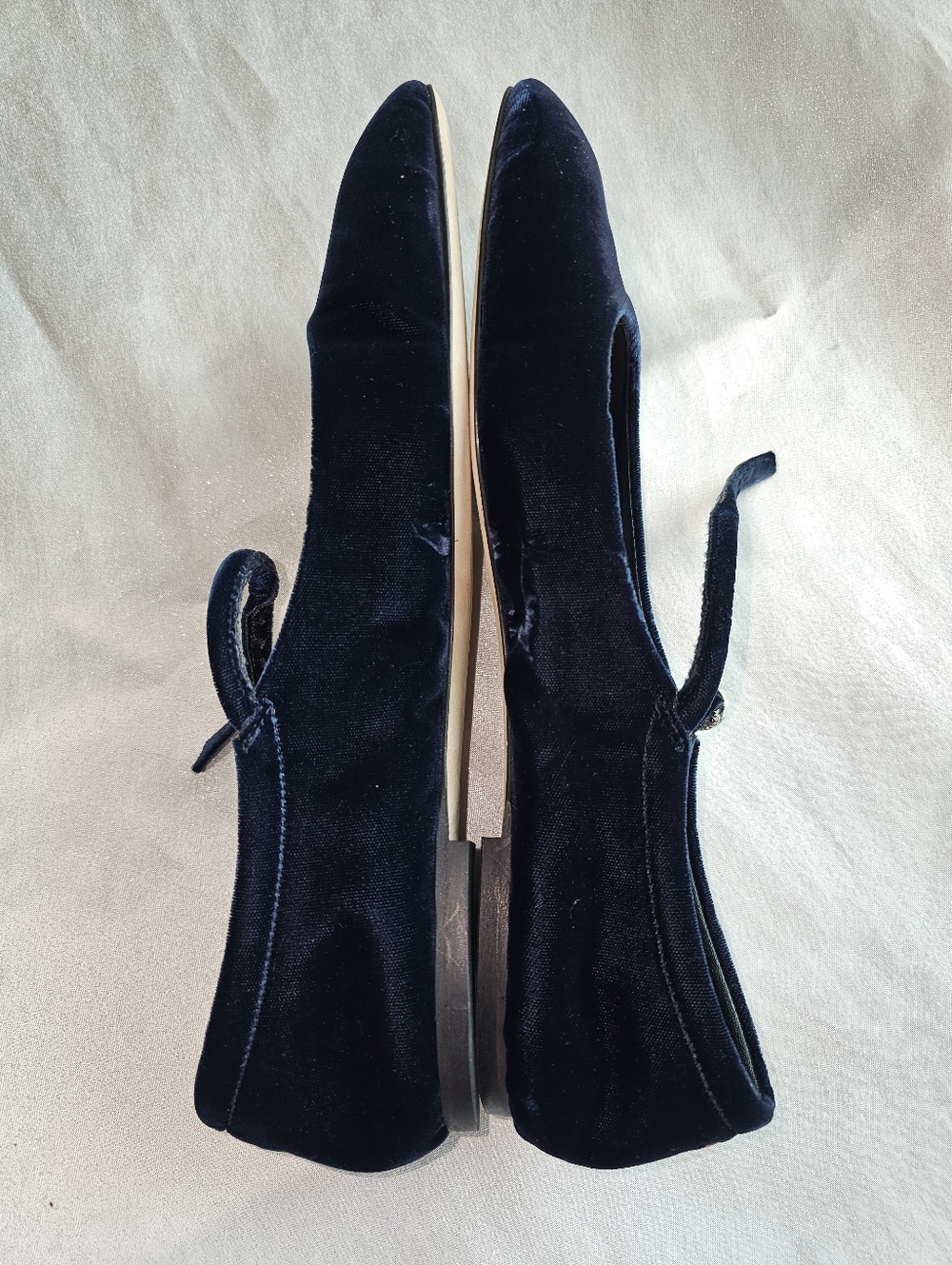 AEYDE Uma Velvet Mary Jane Ballet Flats Sz IT40/US10 - Picture 8 of 11